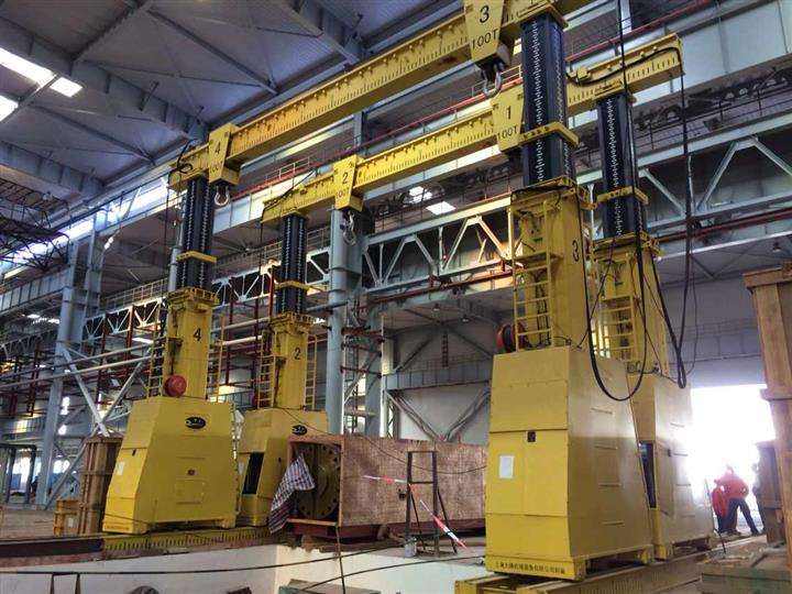 如何用液壓龍門吊完成重型機械搬運及定位安裝？